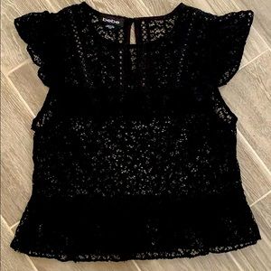 Black Bebe Top